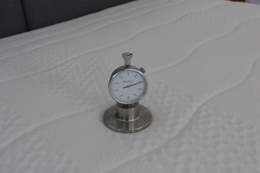 durometer auf der Ravensberger Federkernmatratze